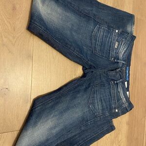 G-Star Blue Denim Jeans with Logo Patch